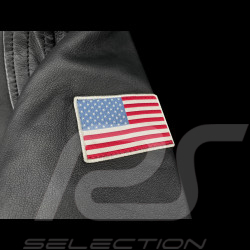 24h le Mans Lederjacke Sten Schwarz 27930-1504 - herren