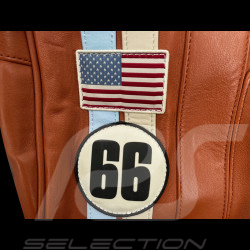 24h le Mans Leder Reisetasche Georges Planeur Rostrot 27937-9920