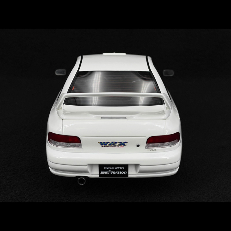Subaru Impreza WRX Type RA STI 2000 Pure White 1/18