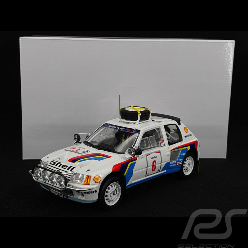Peugeot 205 T16 n° 6 Rallye Safari 1985 1/18 GT Spirit OT1161