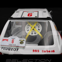 Peugeot 205 T16 n° 6 Rallye Safari 1985 1/18 GT Spirit OT1161