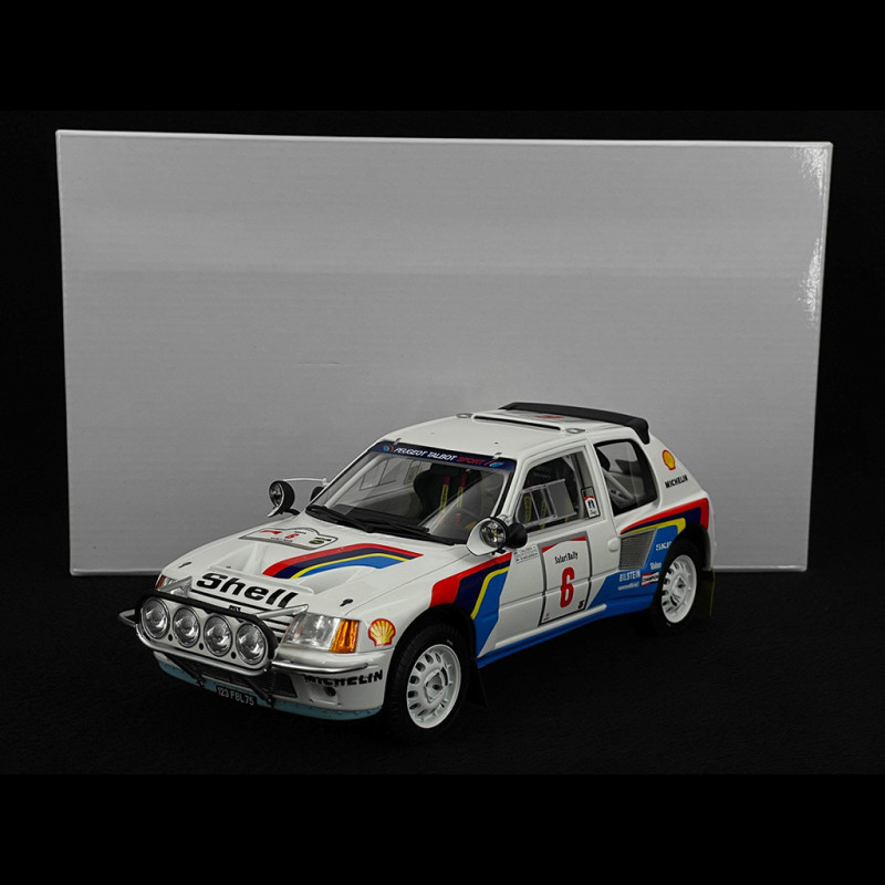 Peugeot 205 T16 n° 6 Rallye Safari 1985 1/18 GT Spirit OT1161