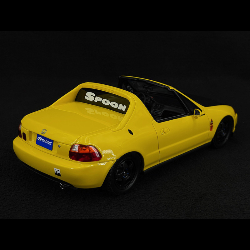 Honda Civic Del Sol Spoon Phoenix 1996 Yellow 1/18