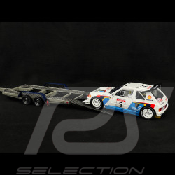 Set Rallye Peugeot 205 T16 n° 5 Winner Tour de Corse 1986 with Trailer 1/18 Ottomobile OT384
