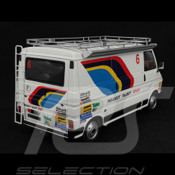 Set Rallye Peugeot 205 T16 n° 5 Sieger Tour de Corse 1986 mit Anhänger 1/18 Ottomobile OT384