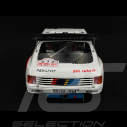 Set Rallye Peugeot 205 T16 n° 5 Sieger Tour de Corse 1986 mit Anhänger 1/18 Ottomobile OT384