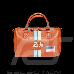Sac à main 24h le Mans en Cuir Rosy Rouille 27940-9920