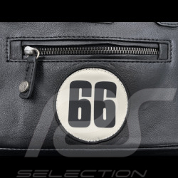 24h le Mans Leather Handbag Rosy Black 27940-1504