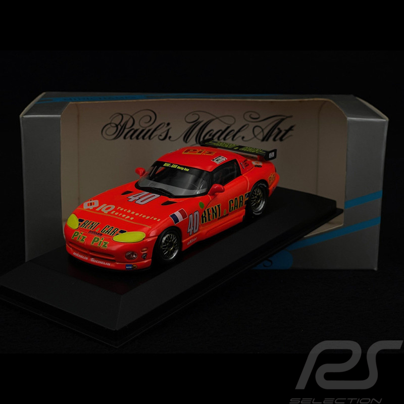 Dodge Viper RT/10 n° 40 Le Mans 1994 Orange Yellow 1/43 Minichamps 430941440