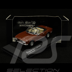 Peugeot 504 Cabriolet 1974 Golden Brown Metallic 1/43 Minichamps 400112131