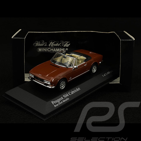 Peugeot 504 Cabriolet 1974 Goldbraun Metallic 1/43 Minichamps 400112131