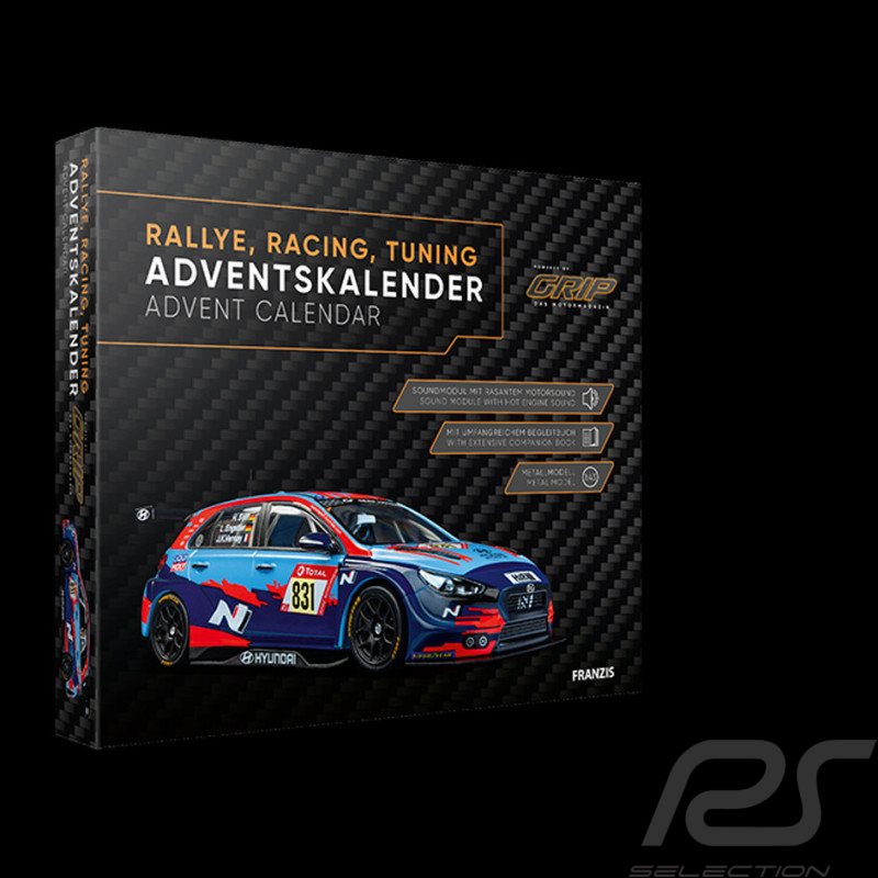 Calendrier de l'Avent Hyundai i30 N TCR n° 831 2021 Rallye / Tuning / Course 1/43 Franzis 67192