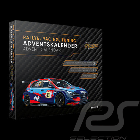 Calendrier de l'Avent Hyundai i30 N TCR n° 831 2021 Rallye / Tuning / Course 1/43 Franzis 67192