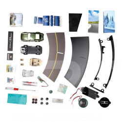 Porsche 911 Adventskalender Turbo 3.0 Typ 930 1977 Eichegrün 1/43 Franzis 67233