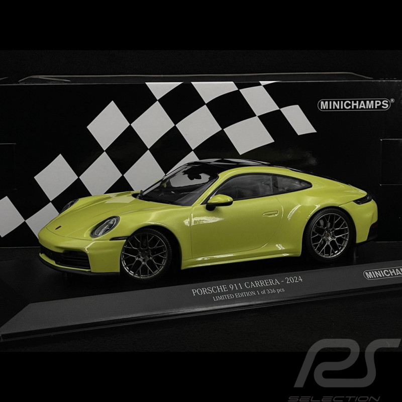 Porsche 911 Carrera Coupé Type 992.2 2024 Karthago-Gelb Minichamps 155064021