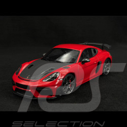 Porsche Cayman GT4 RS 2024 Weissach Package Rouge Indien 1/18 Minichamps 110062120