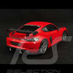 Porsche Cayman GT4 RS 2024 Weissach Package Indischrot 1/18 Minichamps 110062120