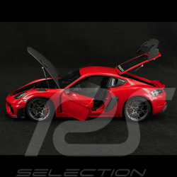 Porsche Cayman GT4 RS 2024 Weissach Package Indischrot 1/18 Minichamps 110062120