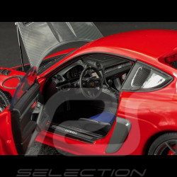 Porsche Cayman GT4 RS 2024 Weissach Package Indischrot 1/18 Minichamps 110062120