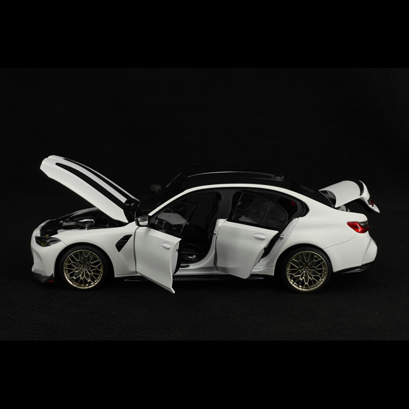 BMW M3 CS 2023 White 1/18 Minichamps 110023500