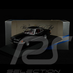 Mercedes-Benz 350 SL Cabriolet Hardtop R107 1971 Black Red 1/43 Minichamps 430033451
