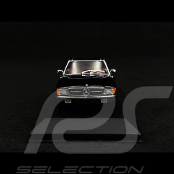 Mercedes-Benz 350 SL Cabriolet Hardtop R107 1971 Noir Rouge 1/43 Minichamps 430033451