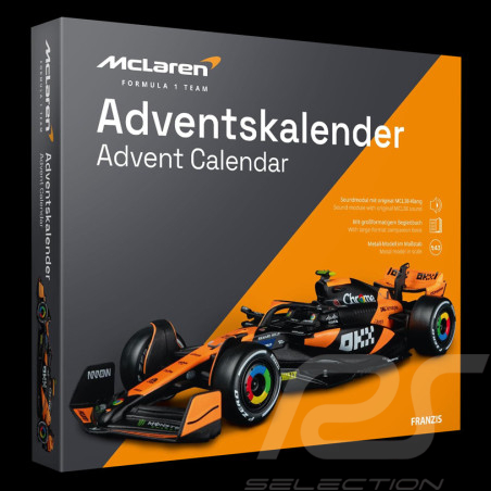 Mclaren Advent Calendar MCL38 Lando Norris n° 4 F1 2024 1/43 Franzis 67391