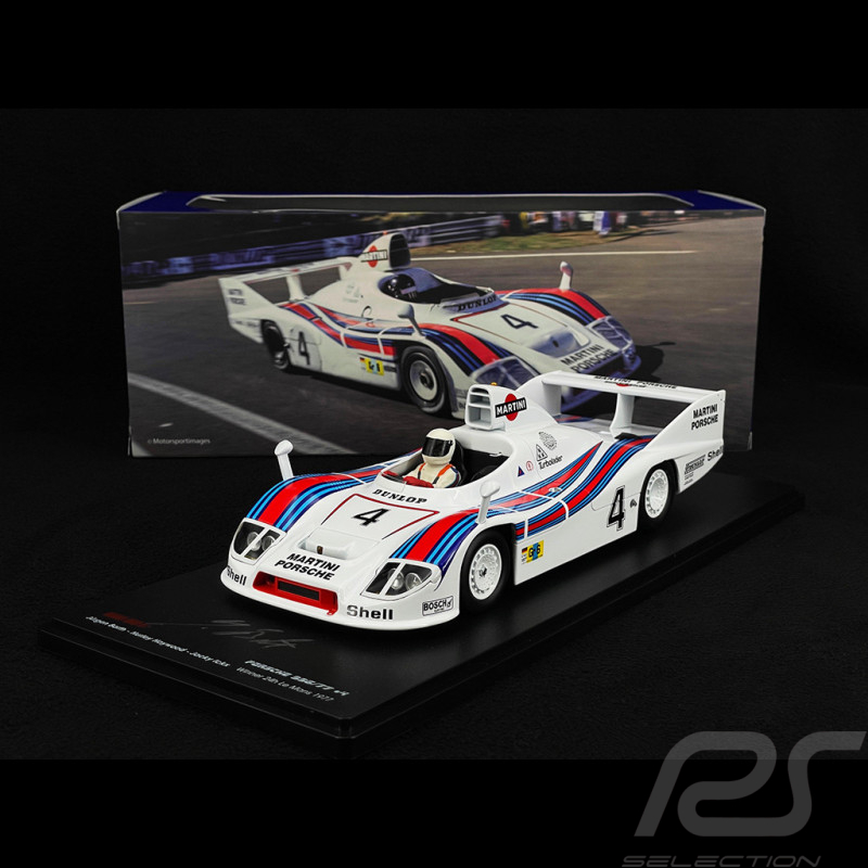 Porsche 936 Martini Racing Nr.4 Sieger 24H Le Mans 1977  mit Figur Jürgen Barth 1/18 Werk83 W18020001
