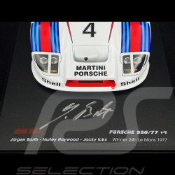 Porsche 936 Martini Racing Nr.4 Sieger 24H Le Mans 1977  mit Figur Jürgen Barth 1/18 Werk83 W18020001
