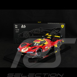 Ferrari 499P n°50 Vainqueur 24h Le Mans 2024 Fuoco Molina Nielsen 1/18 Bburago 16312