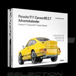 Calendrier de l'Avent Porsche 911 Carrera RS 2.7 1973 Jaune 1/24 Franzis 67273