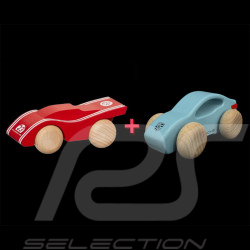 Set von 2 Porsche 917 Salzburg + Porsche Taycan Holzauto