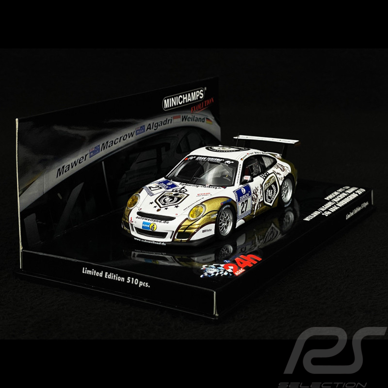 Porsche 997 GT3 Cup Nürburgring 2010 n° 27 1/43 Minichamps 437106727