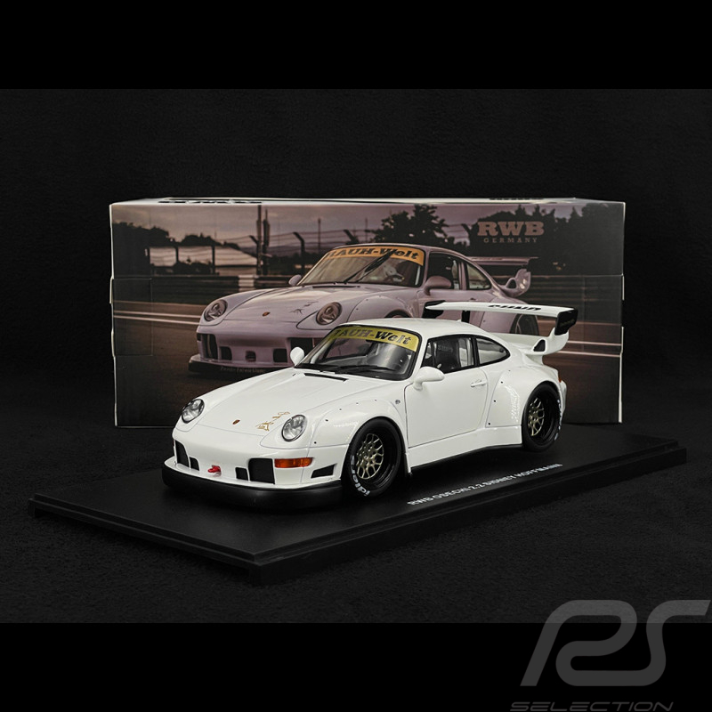 Porsche 911 RWB Type 993 Rauh-Welt Osechi G2.2 Sidney Hoffmann 1995 Blanc 1/18 Werk83 W1807002