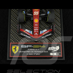 Carlos Sainz Ferrari SF24 n° 55 3. GP Monaco F1 2024 1/43 BBR Models BBRC303B