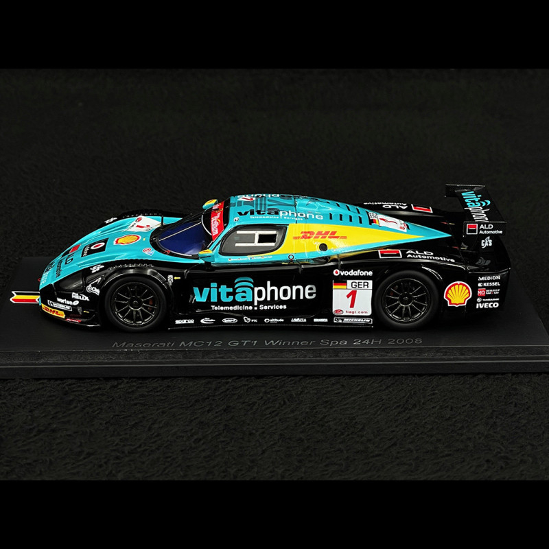 Maserati MC12 GT1 n° 1 Winner 24h Spa 2008 1/43 Spark 43SPA2008