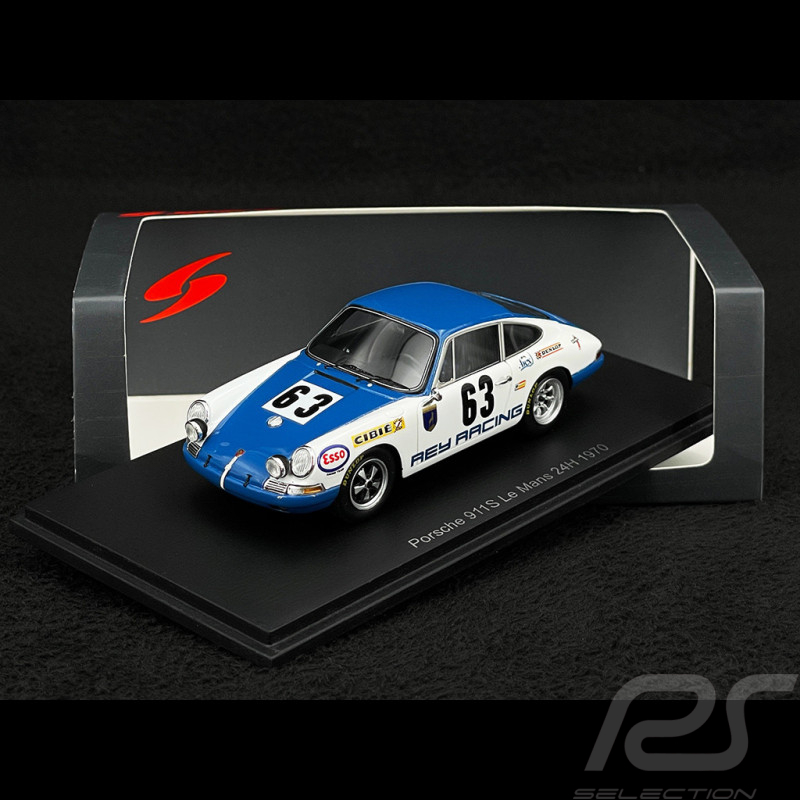 Porsche 911 S n° 63 24h Le Mans 1970 1/43 Spark S9759