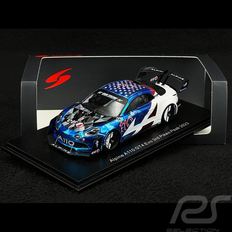 Alpine A110 GT4 Evo n° 110 3. Pikes Peak 2023 1/43 Spark S5449