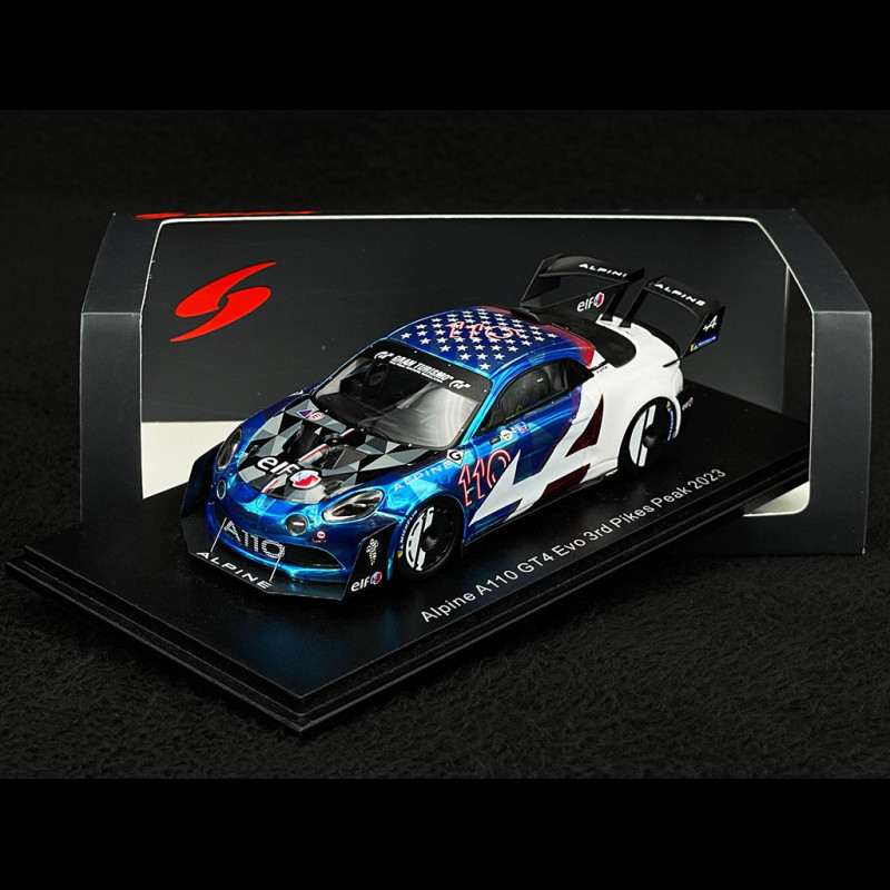 Alpine A110 GT4 Evo n° 110 3rd Pikes Peak 2023 1/43 Spark S5449