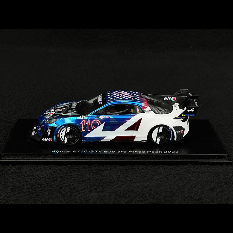 Alpine A110 GT4 Evo n° 110 3rd Pikes Peak 2023 1/43 Spark S5449