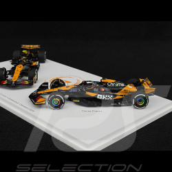 Set McLaren MCL38 Lando Norris n° 4 / Oscar Piastri n° 81 F1 Constructors Champion 2024 1/43 Spark S9571