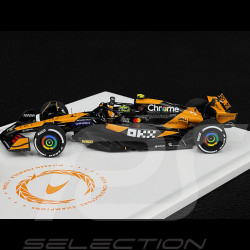 Set McLaren MCL38 Lando Norris n° 4 / Oscar Piastri n° 81 Champion Constructeur F1 2024 1/43 Spark S9571