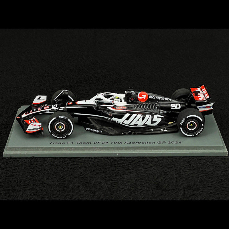 Oliver Bearman Haas VF-24 n° 50 1st race Azerbajian GP F1 2024 1