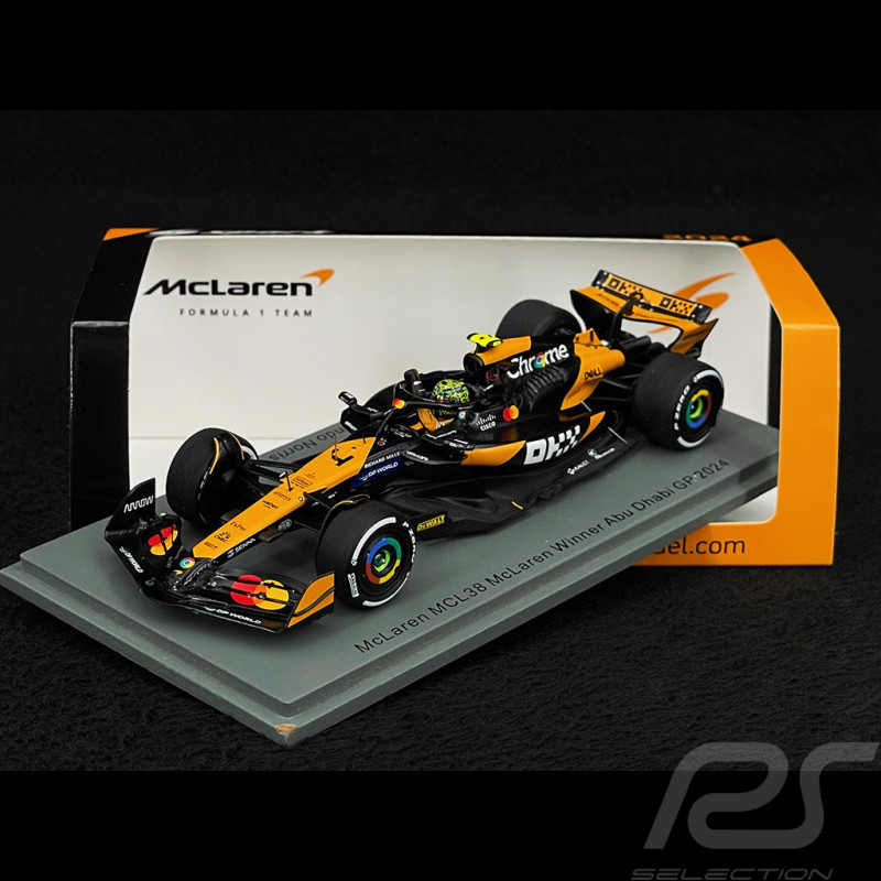 Lando Norris McLaren MCL38 n° 4 Winner GP Abu Dhabi F1 2024 1/43 Spark S9568