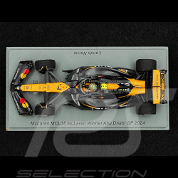 Lando Norris McLaren MCL38 n° 4 Winner GP Abu Dhabi F1 2024 1/43 Spark S9568