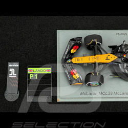 Lando Norris McLaren MCL38 n° 4 Vainqueur GP Abu Dhabi F1 2024 1/43 Spark S9568