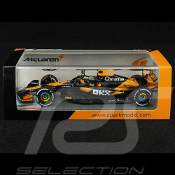 Lando Norris McLaren MCL38 n° 4 Vainqueur GP Abu Dhabi F1 2024 1/43 Spark S9568