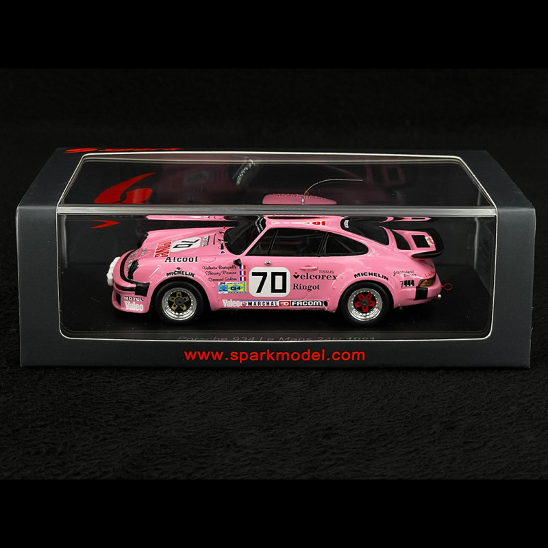 Porsche 934 70 24 Heures du Mans 1976 Spark S9822 - Miniatures Autos Motos