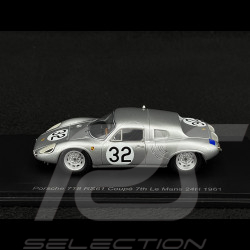 Porsche 718 RS61 Coupe n° 32 7ème 24h Le Mans 1961 Herrmann 1/43 Spark S9733