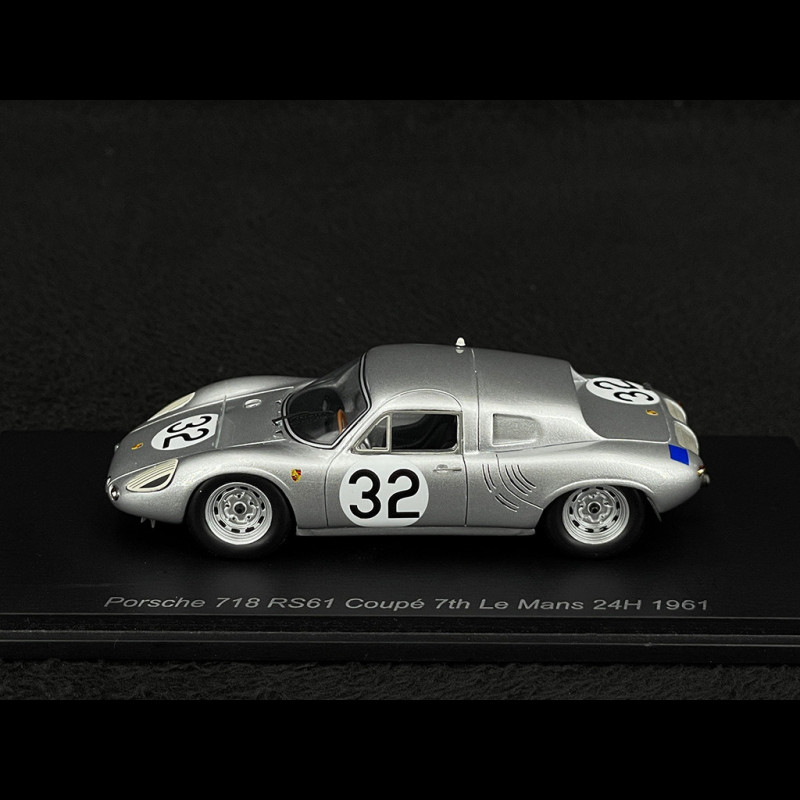 Porsche 718 RS61 Coupe n° 32 7th 24h Le Mans 1961 Herrmann 1/43